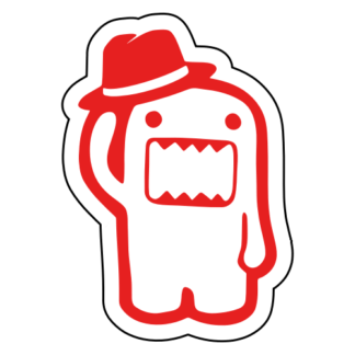 Domo Sticker (Red)